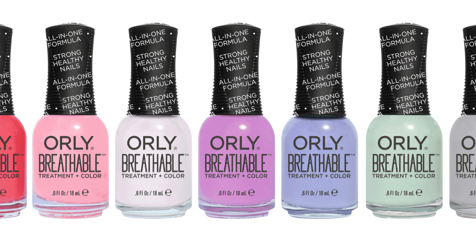 ORLY Launches Breathable Treatment Nail Polish Colors in 2018