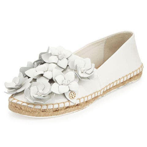 tory burch espadrille white