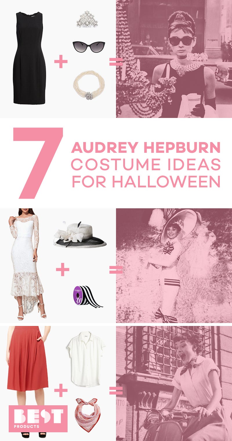 7 Best Audrey Hepburn Costumes To DIY This Halloween 2019   Audrey Hepburn Costumes Pin 1529010400 