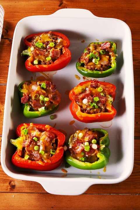 Keto Stuffed Peppers - Delish.com Keto Stuffed Peppers - Delish.com