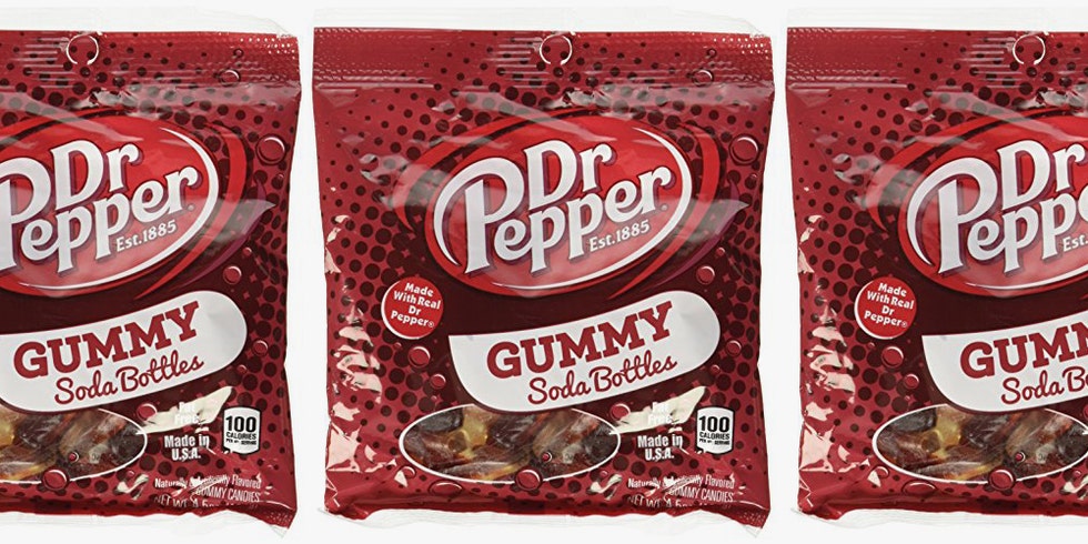 Dr Pepper Gummy Soda Bottles Are Made With Actual Soda, So It Tastes ...