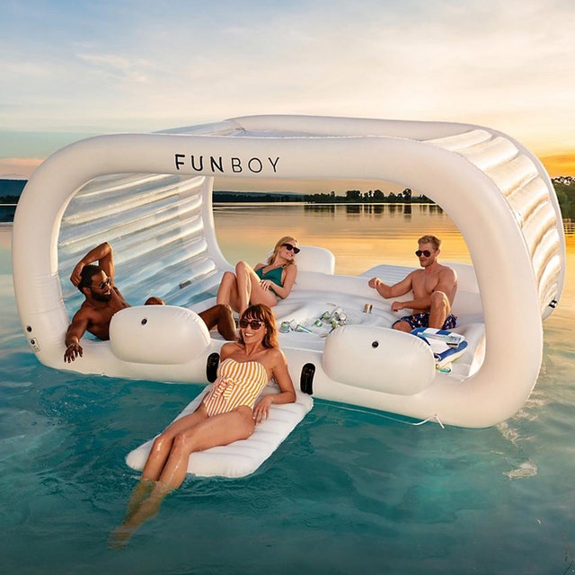 This Giant Inflatable Cabana Dayclub Will Have You Feeling Like a VIP on the Water
