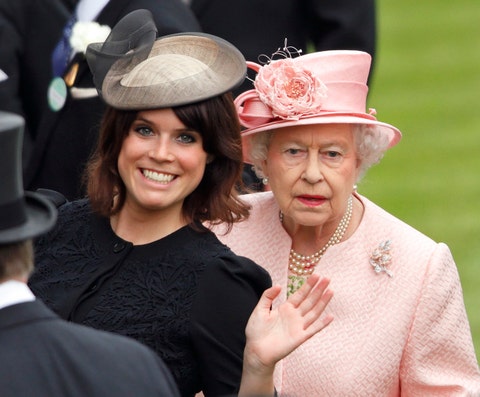 ascot, united kingdom   june 18 embargoed for publication in uk newspapers until 48 hours after create date and time princess eugenie of york and queen elizabeth ii attend day 1 of royal ascot at ascot racecourse on june 18, 2013 in ascot, england photo by max mumbyindigogetty images