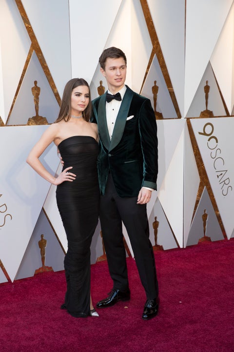the oscarsr   the 90th oscarsr  broadcasts live on oscarr sunday, march 4, 2018, at the dolby theatre® at hollywood  highland center® in hollywood, on the walt disney television via getty images television network rick rowell via getty images
violetta komyshan, ansel elgort
