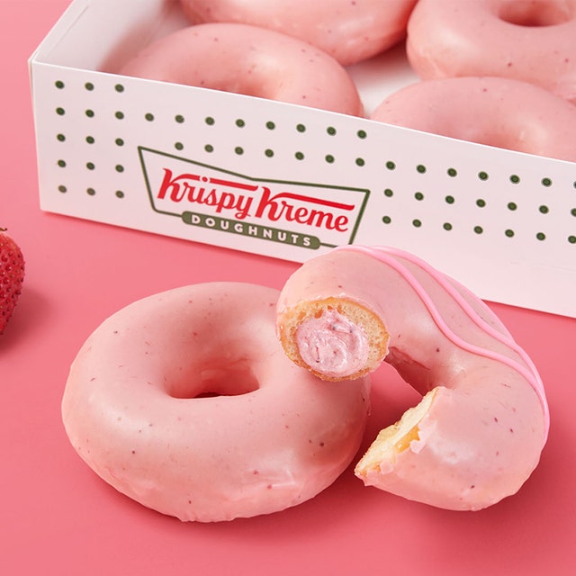Krispy Kreme’s Strawberry Glazed Donuts Will Remind You It’s the