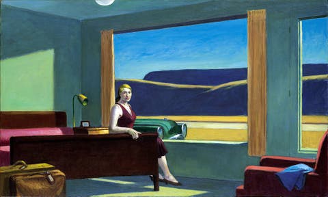western motel by edward hopper