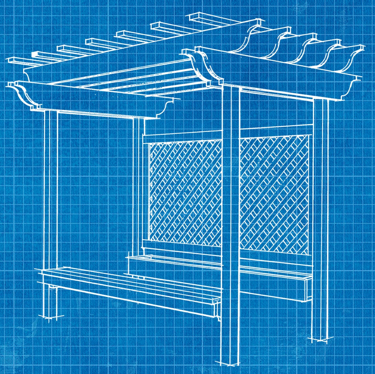 Build a Backyard Oasis With This DIY Pergola