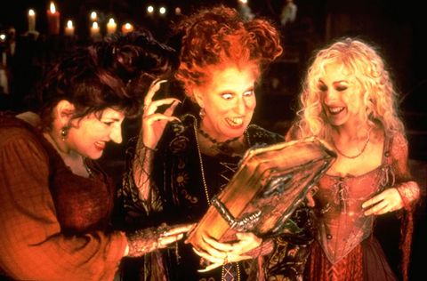 bette midler kathy najimy and sarah jessica parker in hocus pocus