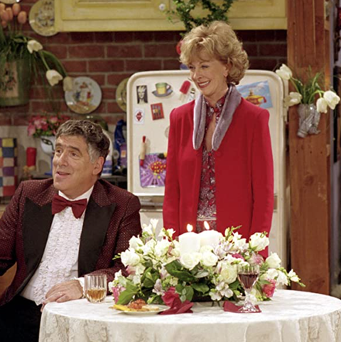 elliott gould and christina pickles in friends