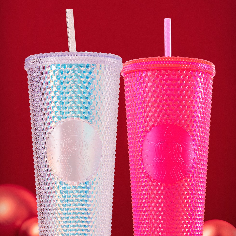 Starbucks Is Releasing Studded Iridescent and Neon Pink Tumblers for