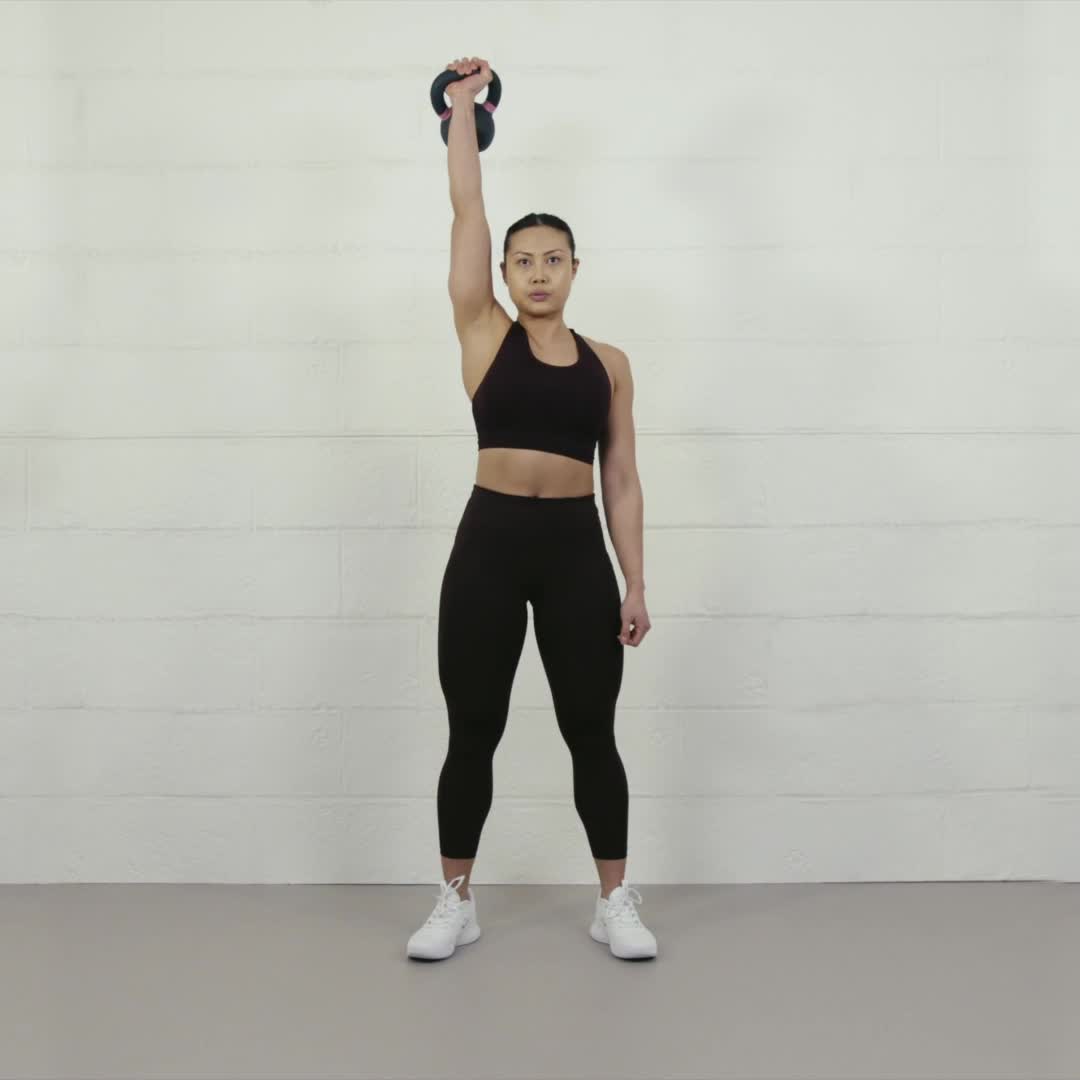 No more flabby arms! Try this kettlebell move