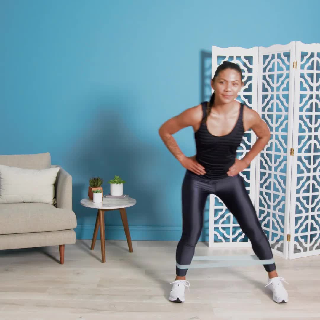 Resistance Band Seated Leg Extension