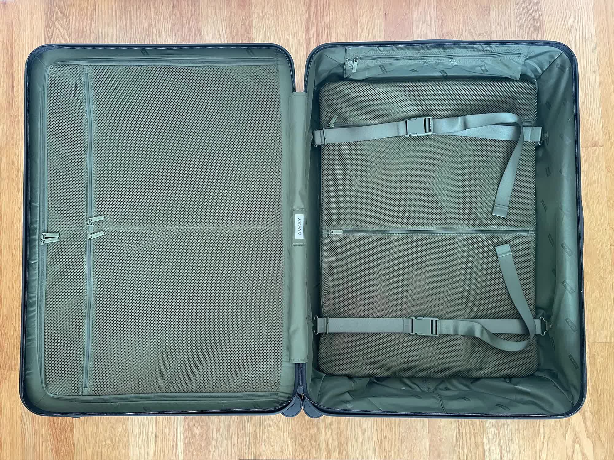 BÉIS 'The Carry-On' in Olive - Olive Green Carry-On Luggage & Suitcases