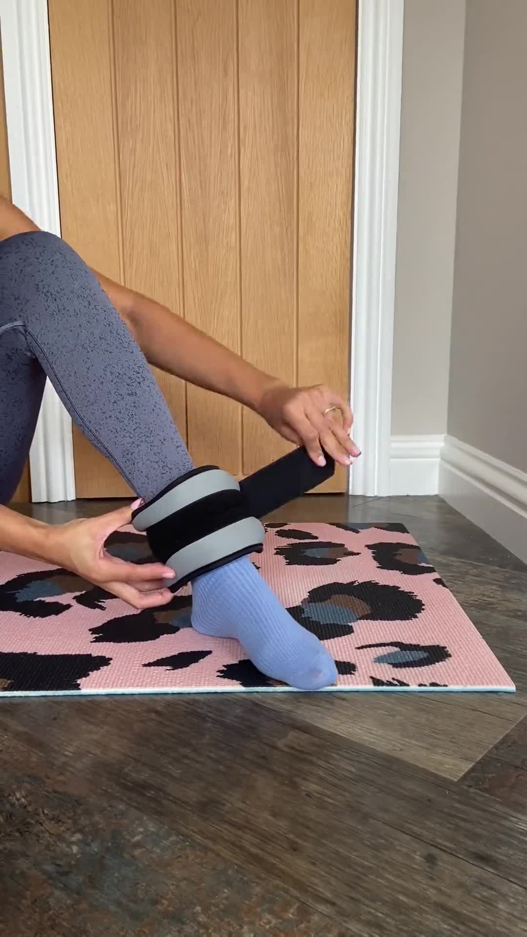 How to Put on Ankle Weights Properly