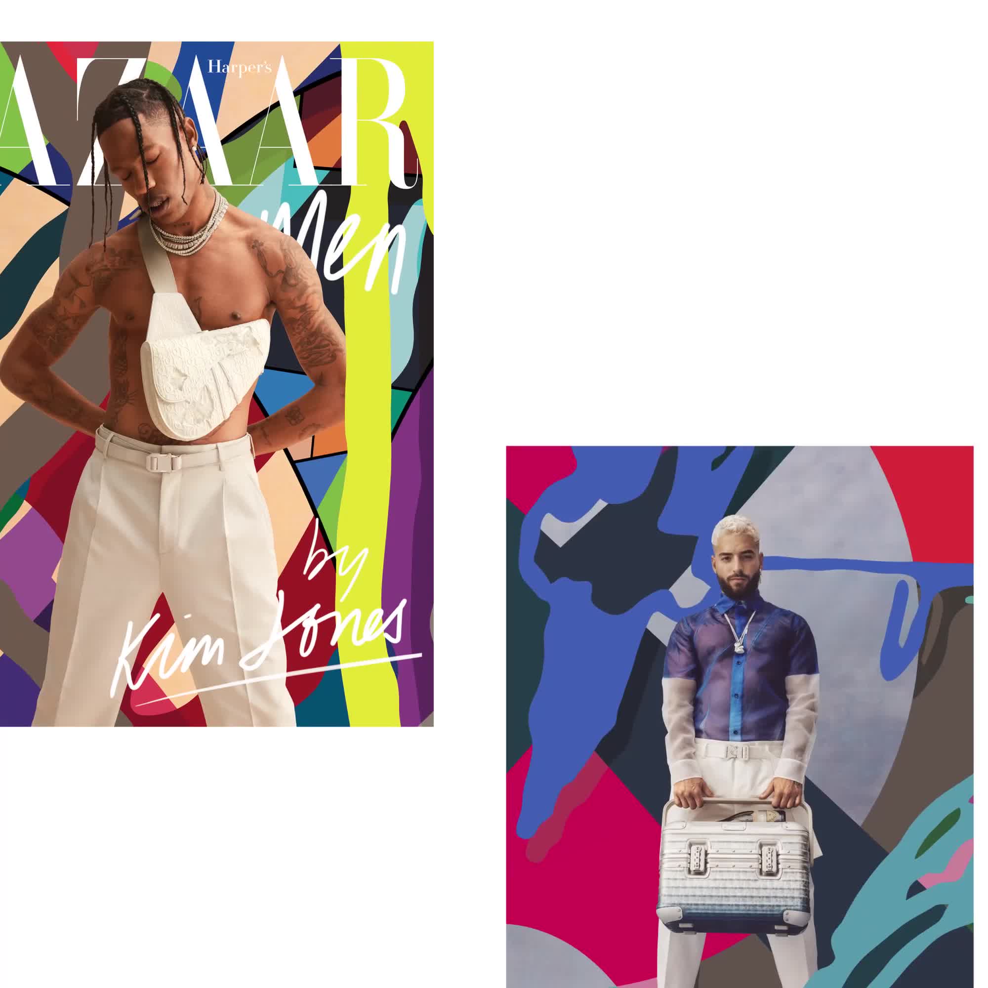 Rap-Up on X: Travis Scott covers Harper's BAZAAR wearing Dior