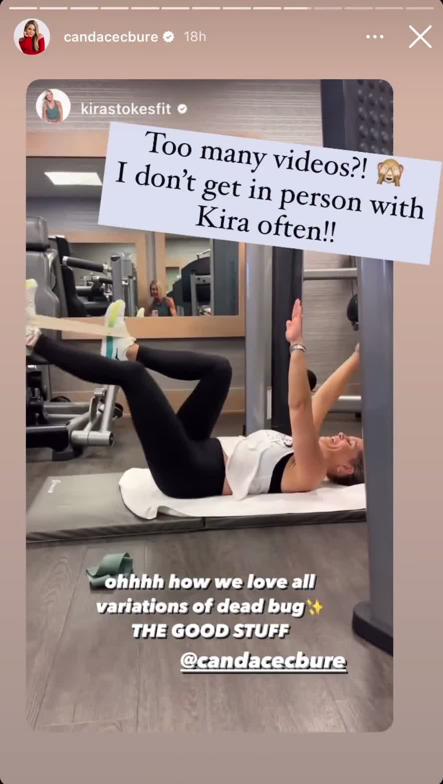 Candace Cameron Bure Shared Her Arms, Butt Workout In An IG Video