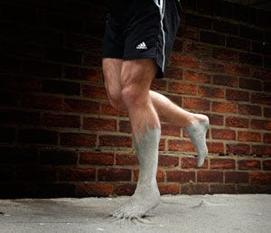 barefoot running form