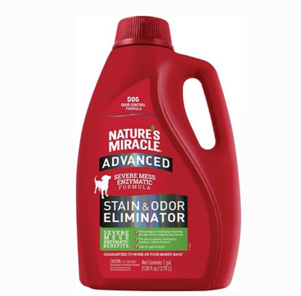 Nature’s Miracle Advanced Dog Enzymatic Severe Mess Stain & Odor Eliminator