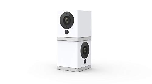 Wyze Cam 1080p HD Indoor Smart Home Camera with Night Vision, 2-Way Audio, Works with Alexa & the Google Assistant, White, 2-Pack