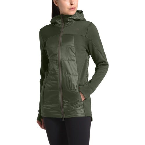 north face motivation hybrid long jacket