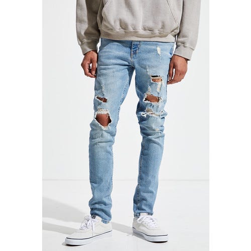 black ripped jeans mens urban outfitters