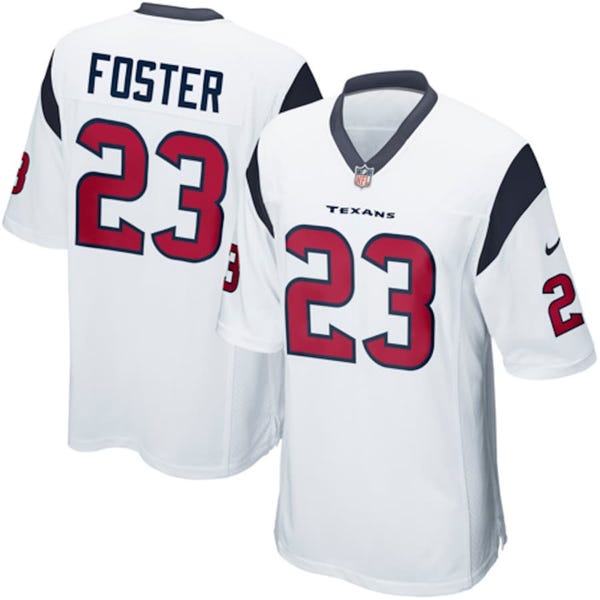 Arian Foster Houston Texans Nike Youth Game Jersey - White