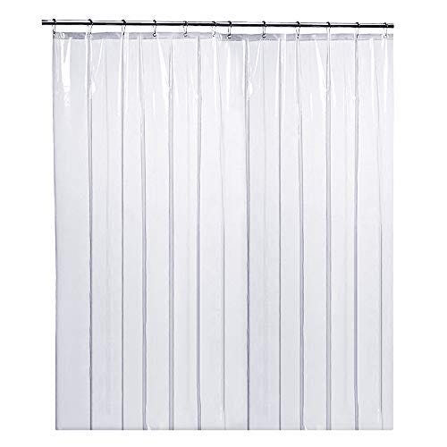 LiBa PEVA 8G Bathroom Shower Curtain Liner, 72" W x 72" H