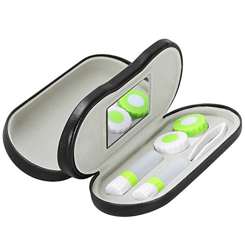 2 in 1 Double Sided Portable Glasses Case and Contact Lens Case