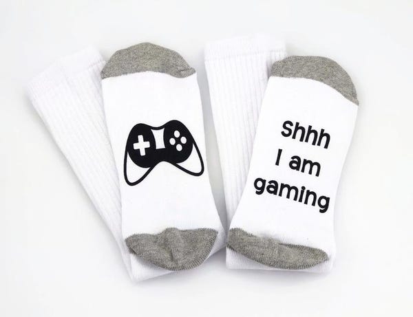 Video Game Gifts for Boyfriend - Gamer Gifts for Him - Awesome Christmas Gifts - Best Gift Ideas - Christmas Gift Ideas for Men - Mens Socks