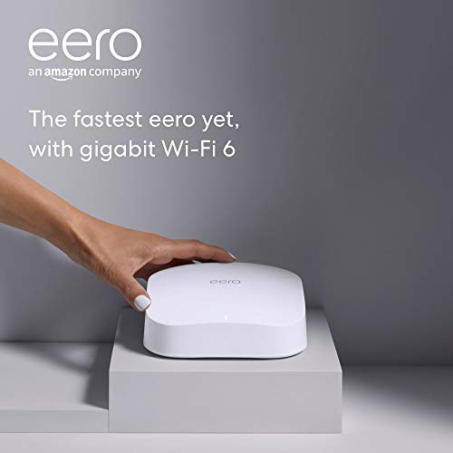 Introducing Amazon eero Pro 6 tri-band mesh Wi-Fi 6 router with built-in Zigbee smart home hub