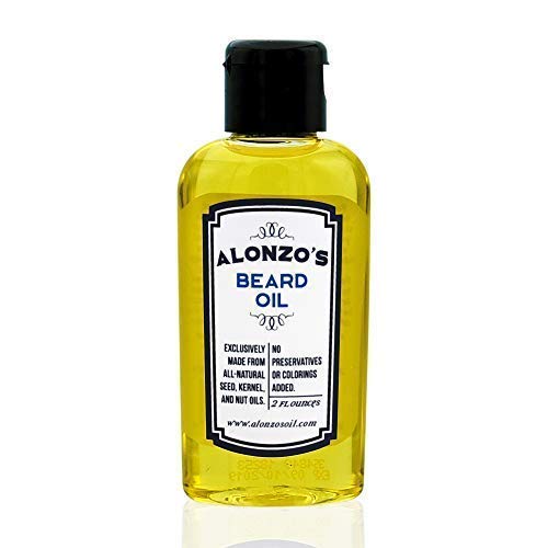Alonzo's Sensational Shave - Beard Oil for Men (1-Pack, 2 Oz Bottle) All-Natural Beard Conditioner and Softener - Helps Promote Healthy Beard Growth - Lightly Scented