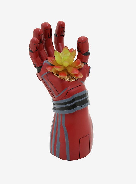 Marvel Iron Man Gauntlet Succulent