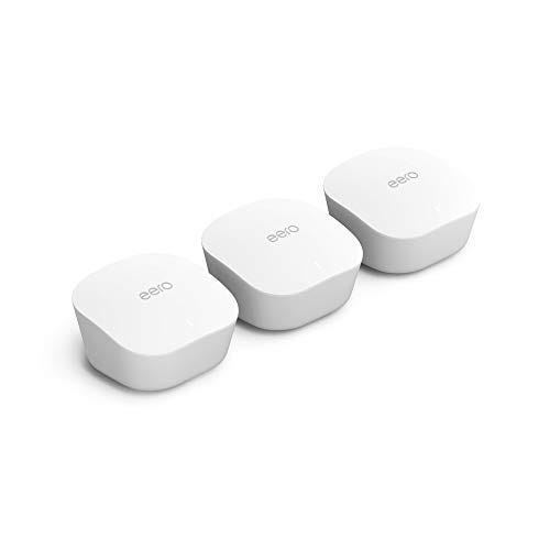 Amazon eero mesh WiFi system – router replacement for whole-home coverage (3-pack)