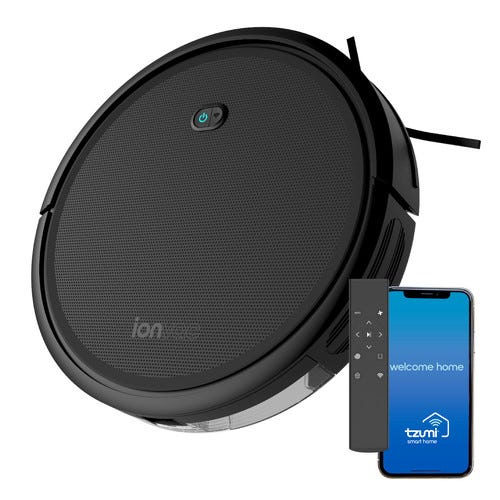 ionVac Robot Vacuum, Powerful (2000Pa Suction) Wi-Fi Connected, Self-Charging “Smart” Vacuum Controlled Via Mobile App or Voice Activated Commands