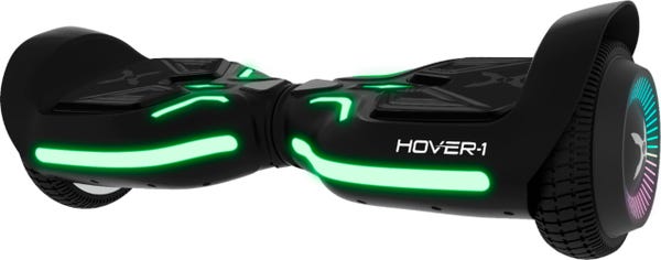 Hover-1 Superfly Electric Self-Balancing Scooter w/6 mi Max Operating Range & 7 mph Max Speed - Black