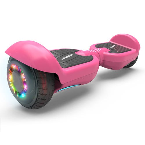 Hoverboard 6.5" Listed Two-Wheel Self Balancing Electric Scooter with LED Light Pink