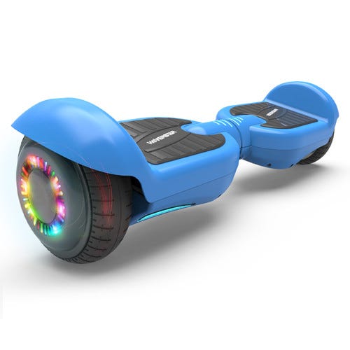 Hoverboard 6.5" UL 2272 Listed Two-Wheel Self Balancing Electric Scooter with LED Light Blue