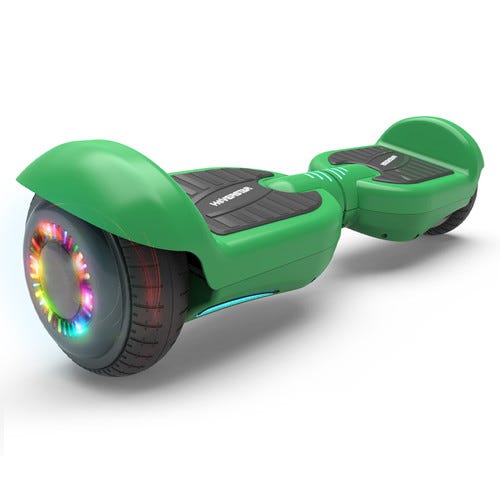 Hoverboard 6.5" Listed Two-Wheel Self Balancing Electric Scooter with LED Light Green
