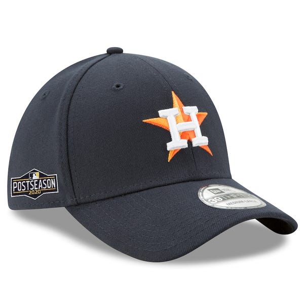 Houston Astros New Era 2020 Postseason Side Patch 39THIRTY Flex Hat - Navy