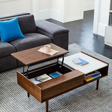 West elm mid century deals modern coffee table