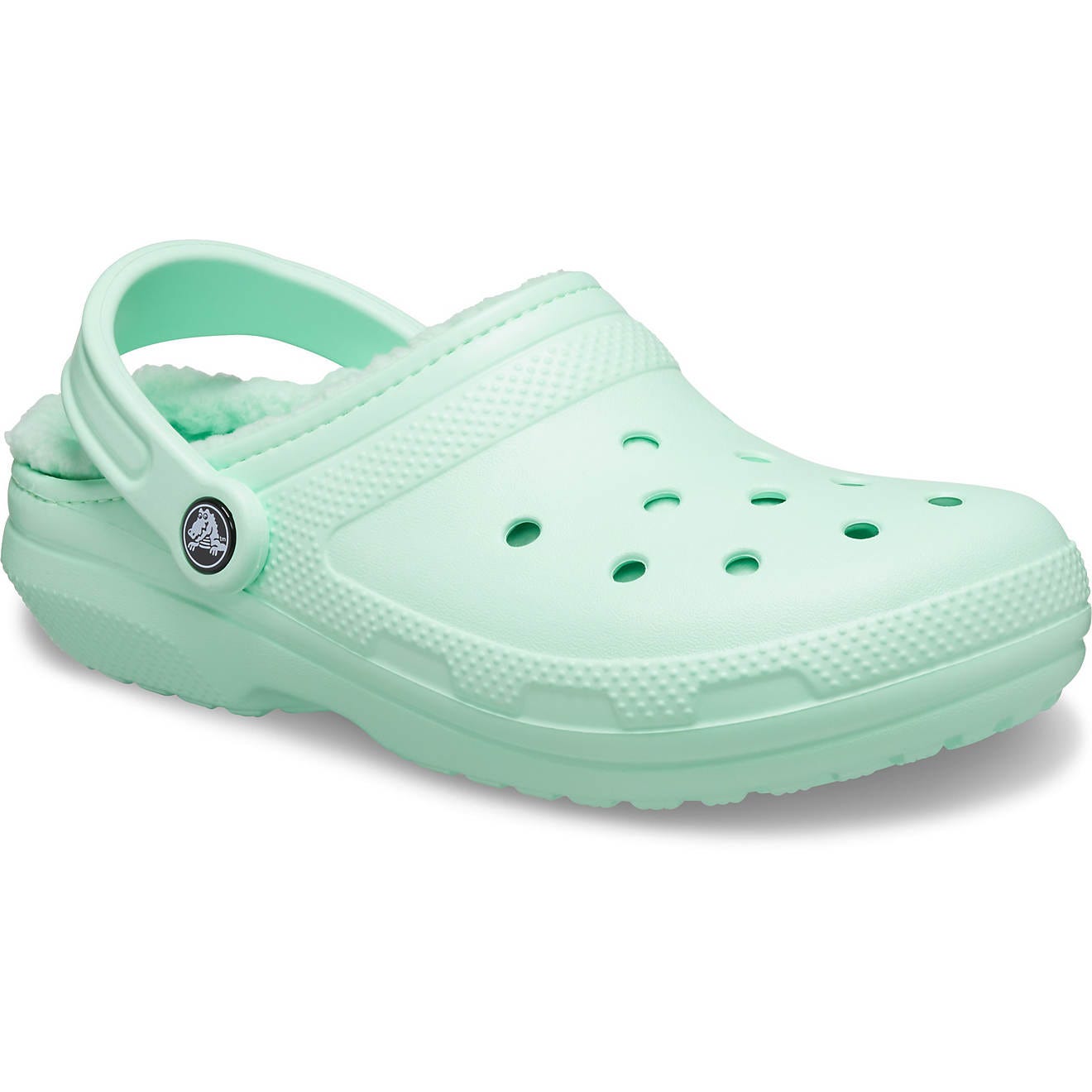 tie dye crocs with fur womens