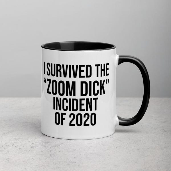 Zoom D**k Mug with Color Inside