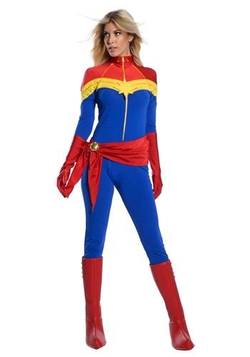Women's Classic Captain Marvel Premium Cosplay Costume