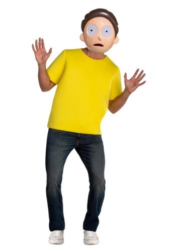 Rick and Morty Morty Men's Costume