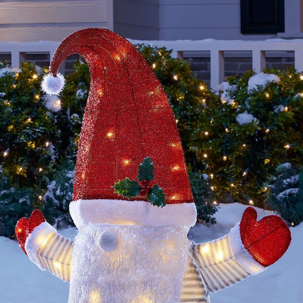 3 ft. Yuletide Lane LED Large Christmas Gnome