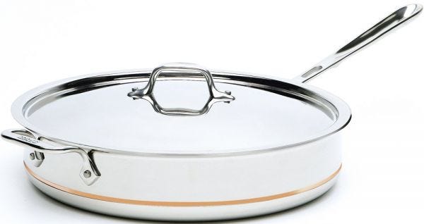 All Clad MC2 Master Chef 8 Inch Stainless Steel Frying Pan