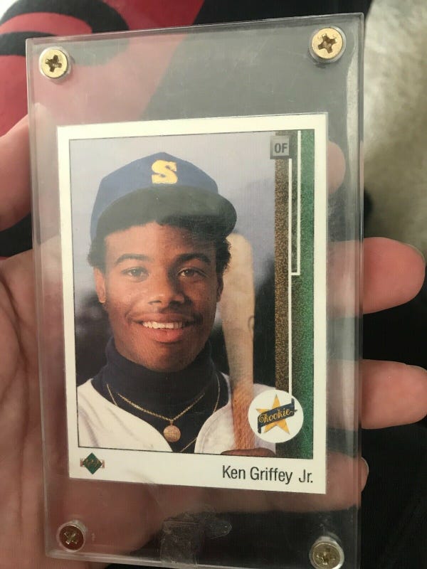 1989 Upper Deck Ken Griffey Jr Rookie Card