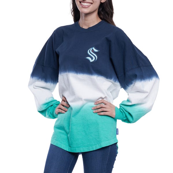 Seattle Kraken Women's Ombre Spirit Long Sleeve T-Shirt 