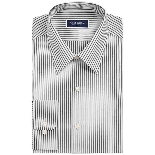 Men's Classic/Regular-Fit Stripe Dress Shirt, Created for Macy's