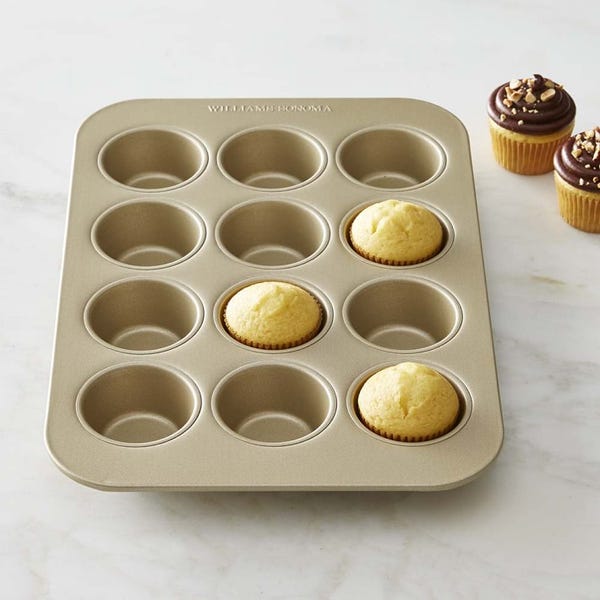 Williams Sonoma Goldtouch® Nonstick Muffin Pan, 12-Well